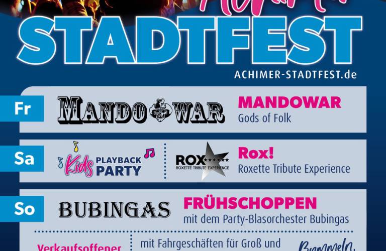 Achimer Stadtfest 2025